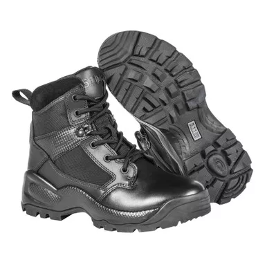 5.11 Tactical 12404 Women's A.T.A.C. 2.0 Side-Zip 6" Tactical Boots, Black
