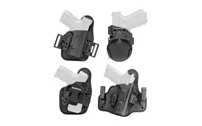 Alien Gear Holsters Core Carry Package for Glock 19, IWB/OWB Modular System, Right Hand, Black SSHK-0057-RH-D
