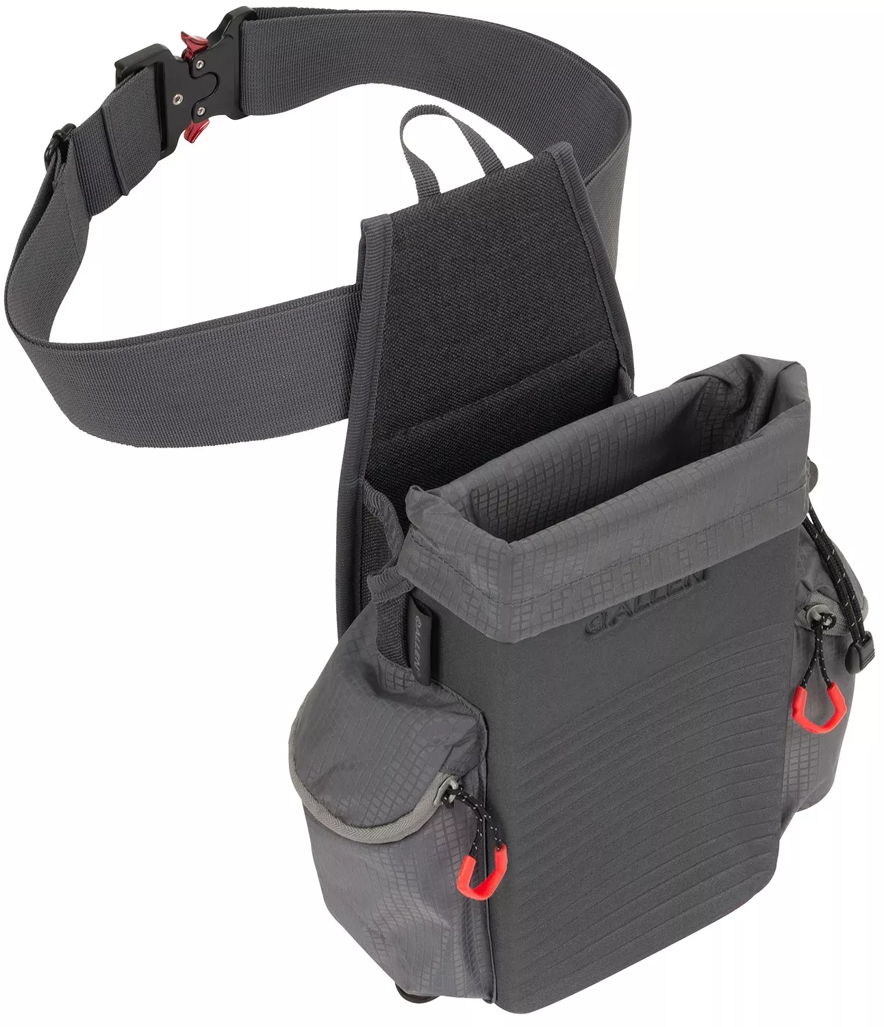 Allen 8317 Competitor All-In-One Gray EVA Trap and Skeet Shell Bag with Drawstring Hull Bag and D-Rings