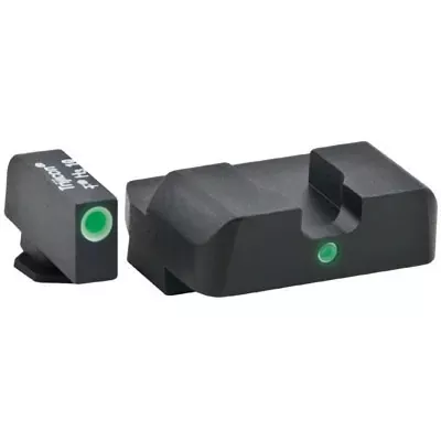 Ameriglo Glock 9MM/40S&WGreen Front/Rear Handgun Night Sight (GL102)
