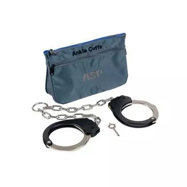 ASP 56080 Ankle Ultra Plus Cuffs Chain-Linked (Steel Bow)
