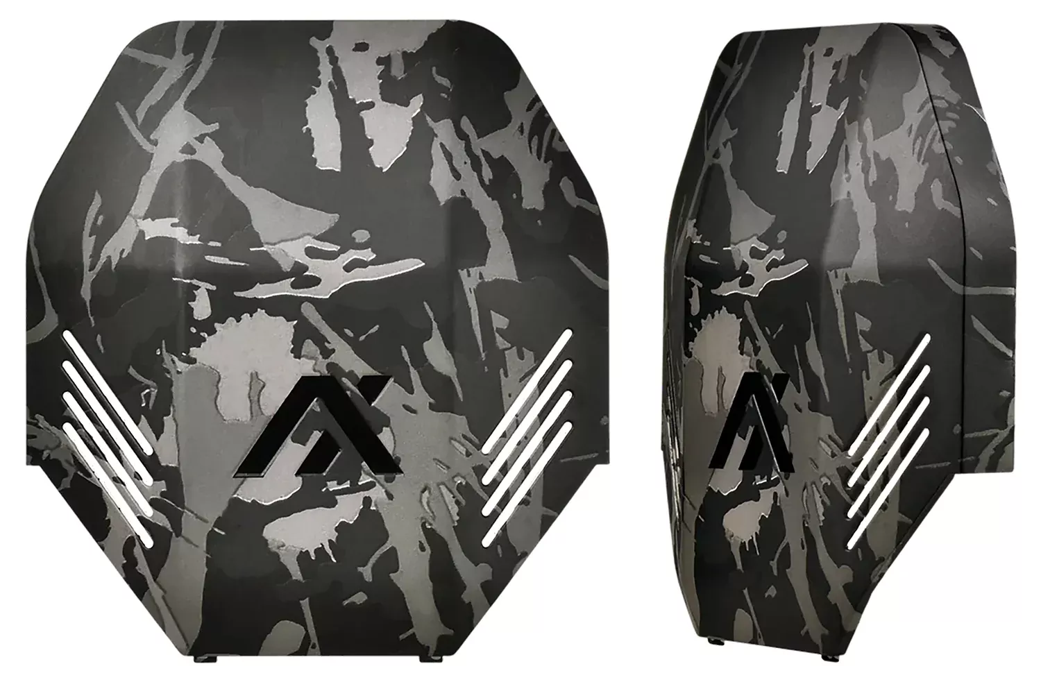 Axil MX Plate Polymer Over-Head Earmuff Panel Black Camo