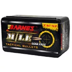 Barnes TAC-XP, .400″, 10MM/40 S&W Caliber, FB, 140 Grain, 40 Per Box(40005), Not Loaded