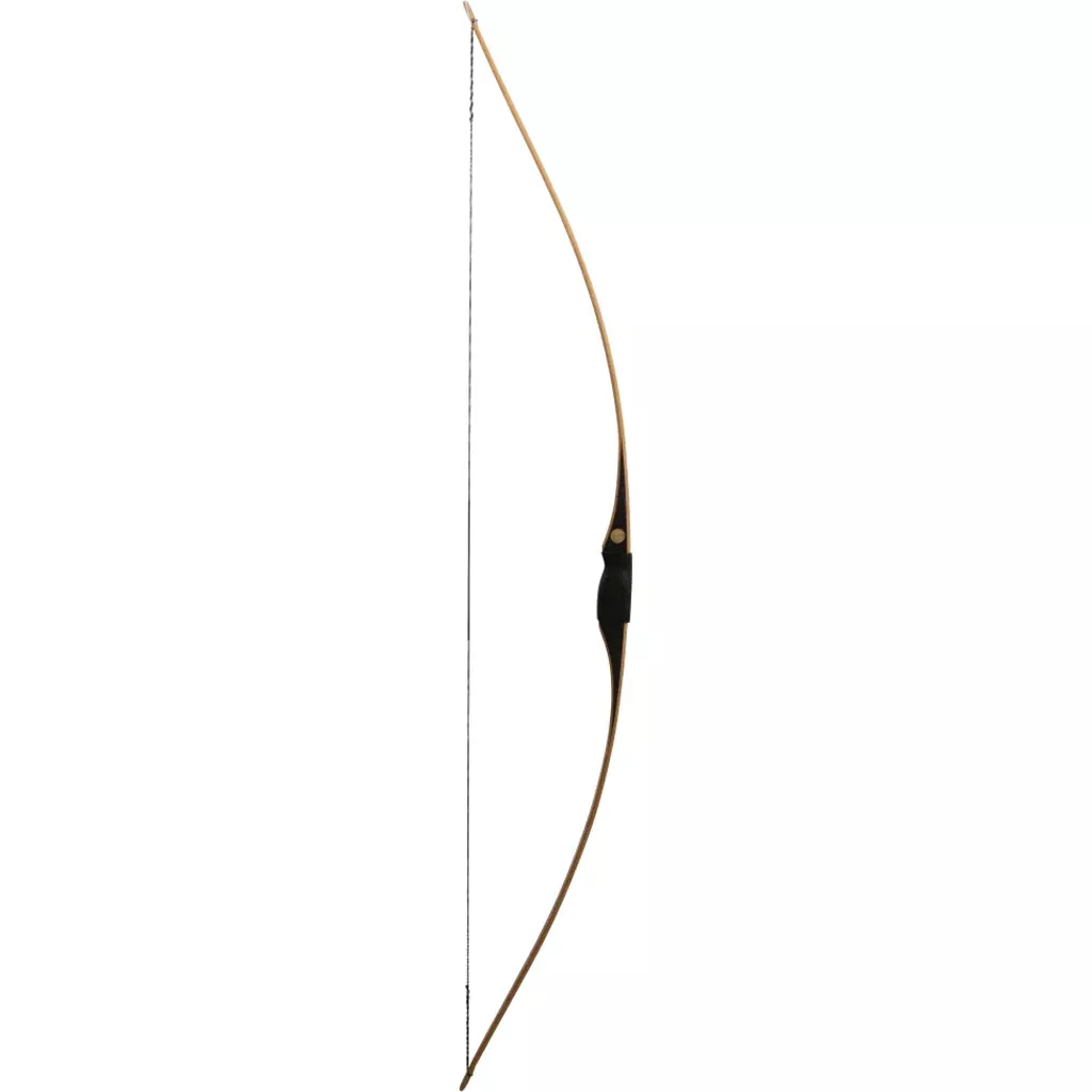 Bear Montana Longbow Flame Bamboo Clear Glass 30 lb. Right Hand Draw