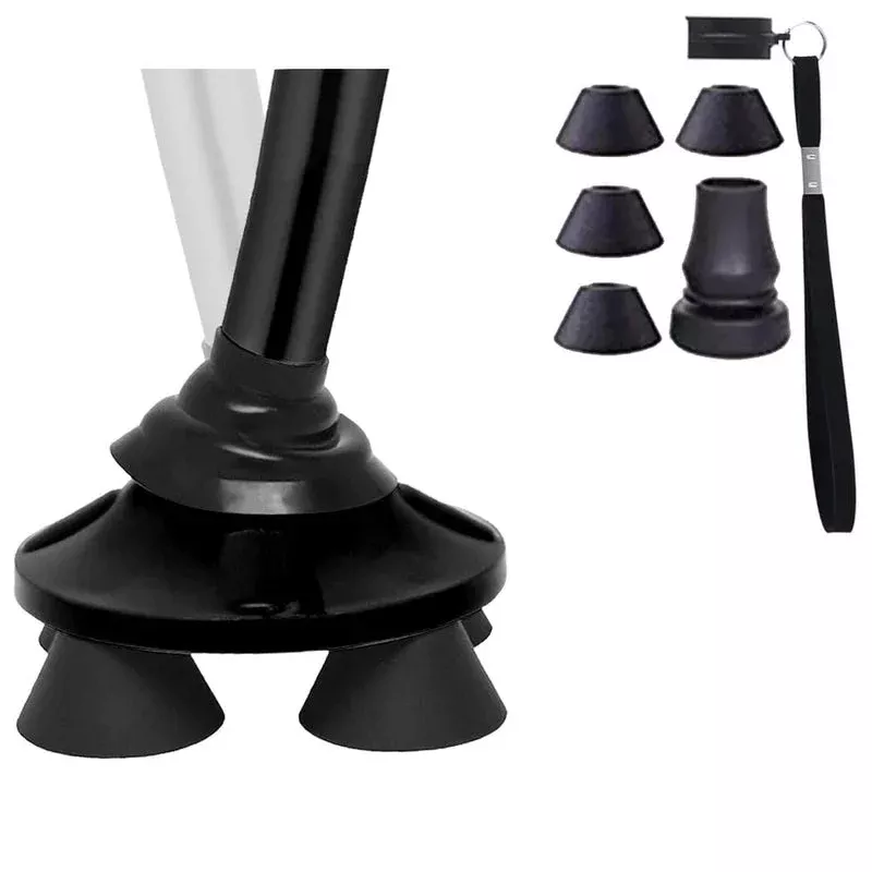 BeneCane Walking Cane Accessories 4 Tips Base Cane Replace, Lightweigh