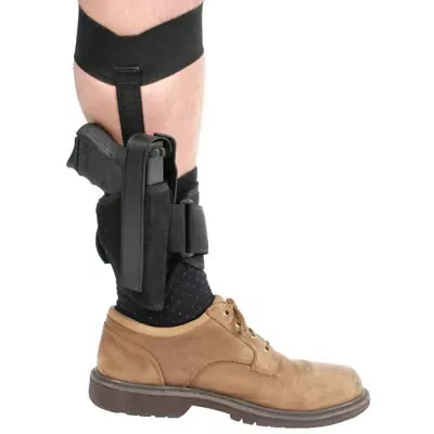 BlackHawk Ankle Holster Fits 3 1/4″-3 3/4″ Barrel Medium/Large Autos (40AH10BKL)