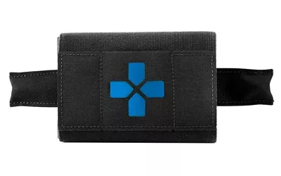 Blue Force Gear Black Micro Trauma Kit NOW! MOLLE Mounted Medical Pouch, Empty