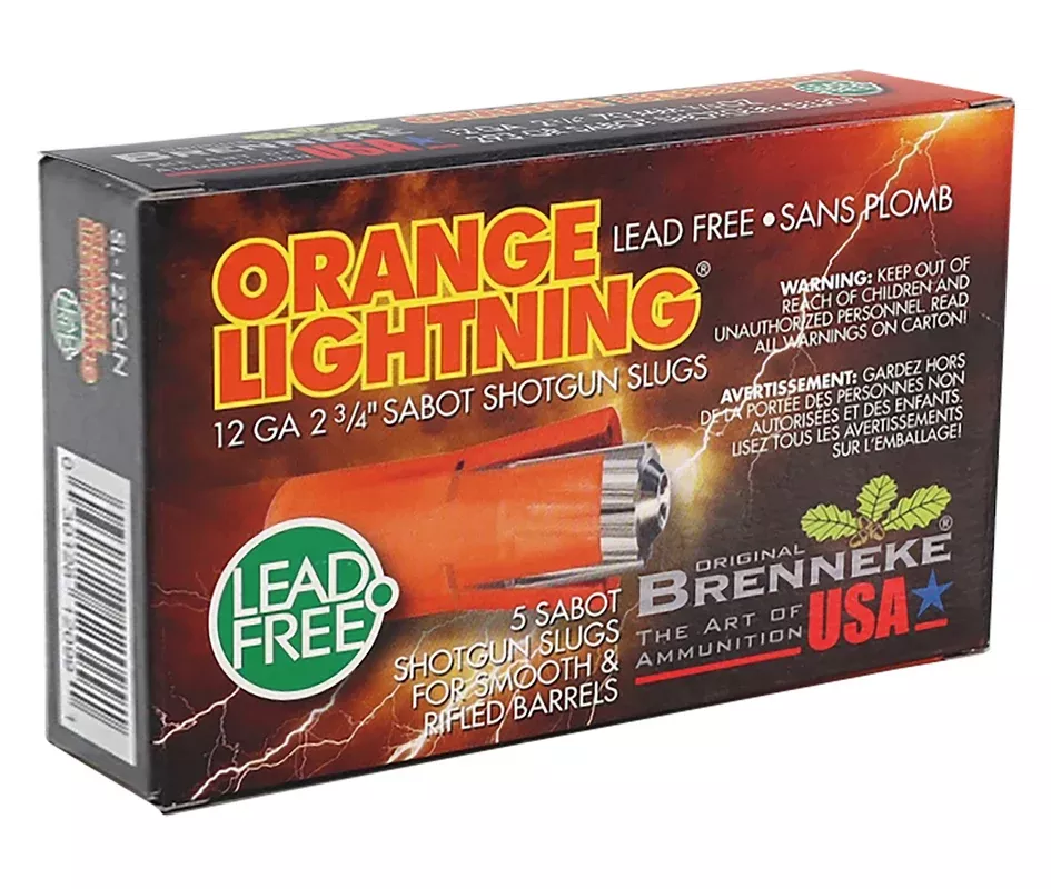 Brenneke Orange Lightning SL122OLN 12 Gauge 2.75in 5rd