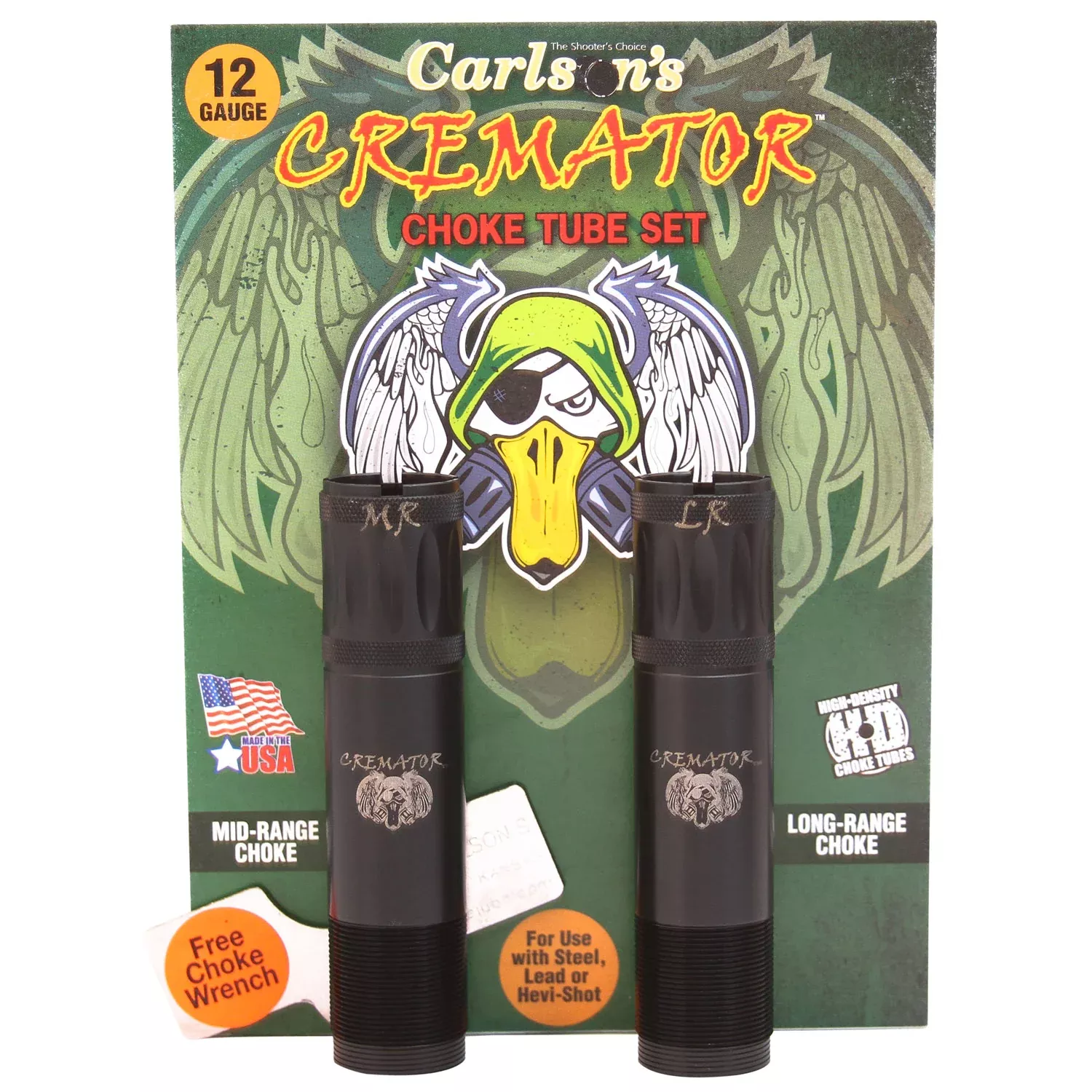 Carlson's 11622 Cremator Choke Tube Browning Invector Plus 12GA Mid/Long Range Non-Ported Stainless