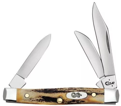 Case Knives Small Stockman Genuine Stag Handle Folding Knife