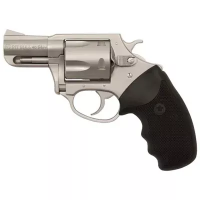 Charter Pit Bull Pistol 74020, 40 S&W, 2.3 in, Rubber Grip, Stainless Finish, 5 Rd