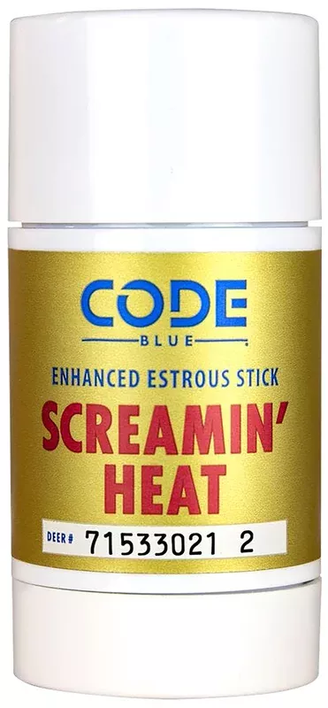 Code Blue Screamin’ Heat Stick Doe Urine Scent Wax