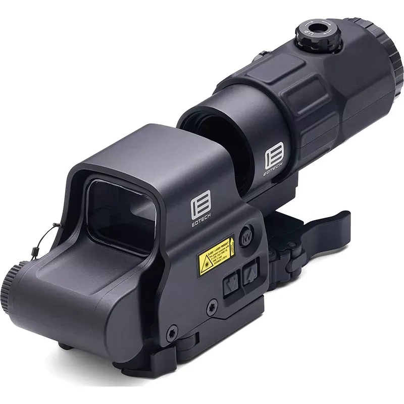 Eotech HHS V Red Dot Scope w/G45 Magnifier HHSV, 5x, Switch-to-Side Mount, Black Anodized