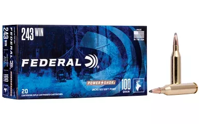 Federal Power-Shok .243 Win 100 gr SP — 20rd
