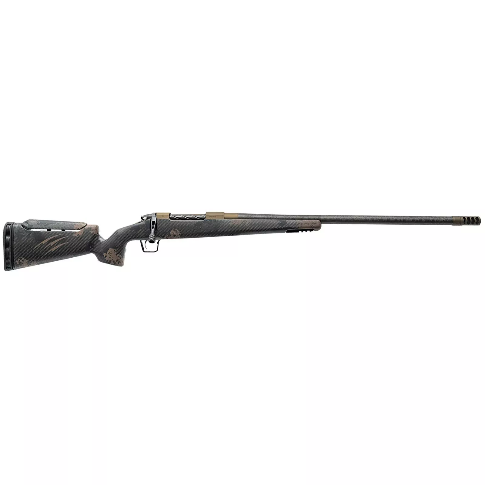 Fierce Carbon Rival FP Bolt Action Rifle FCRFP300PRC24MM, 300 PRC, 24″ Threaded, Trophy Camo Carbon Stock, 3 Rds