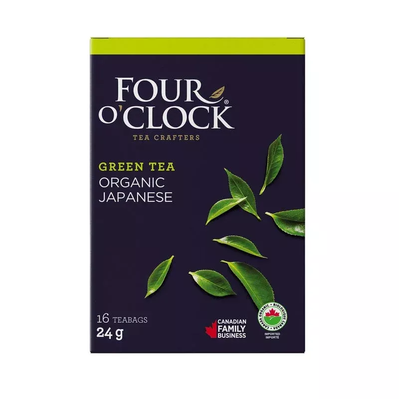 Four O’Clock Organic Green Tea Japanese, Non-Gmo, Kosher, Gluten-Free,