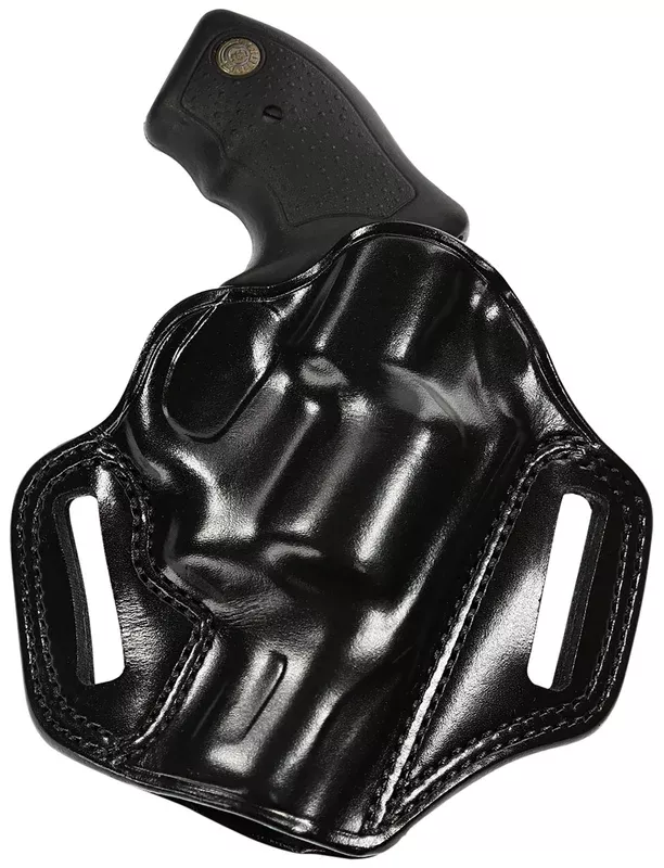Galco Combat Master CM270B OWB Leather Holster, Black, Right Hand