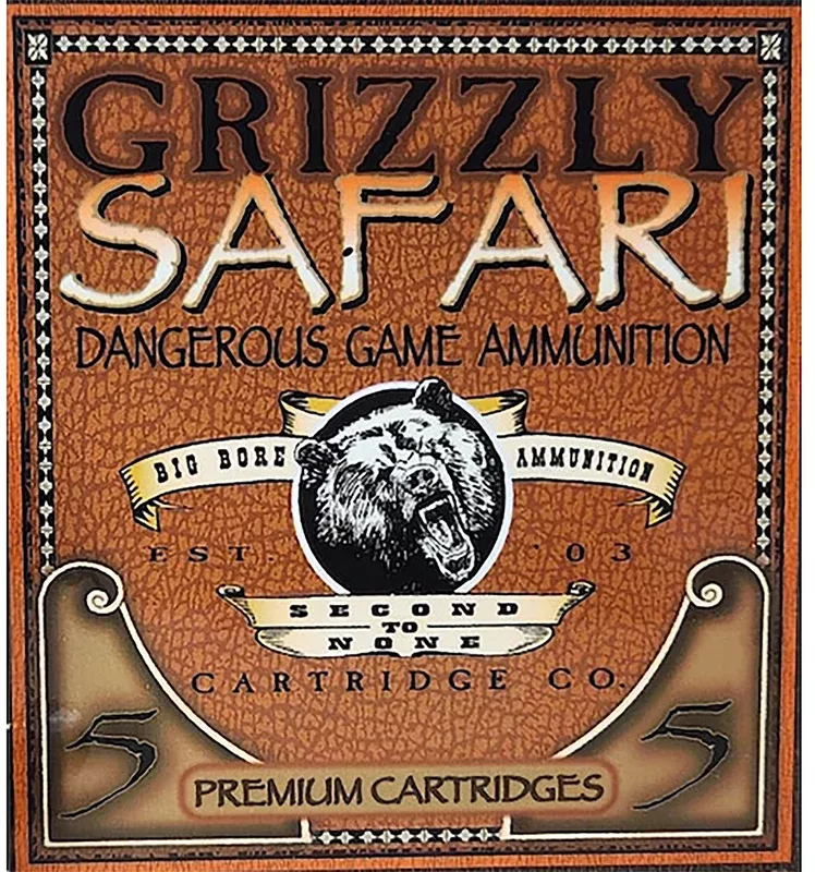 Grizzly Ammo GC416RG5 416 Rigby 400 gr Solid Brass, 5/Box