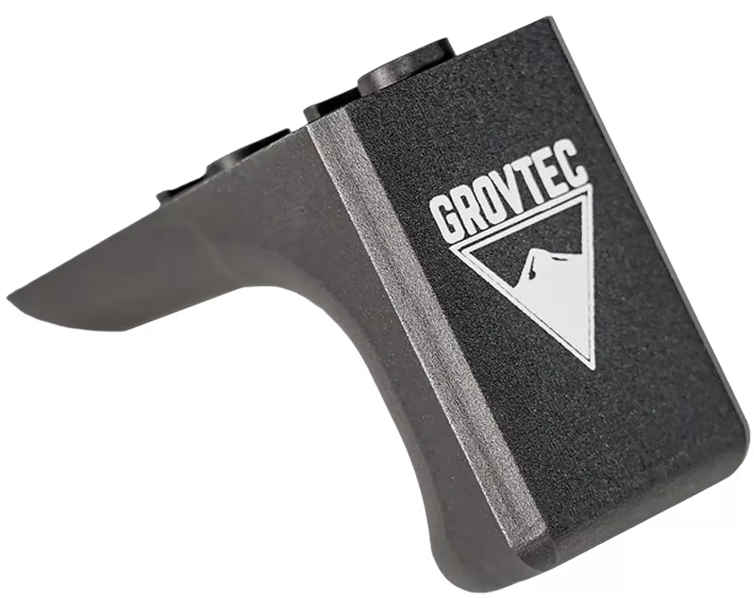 GrovTec GTHM321 G-Stop Black Anodized Aluminum Reversible Hand Stop