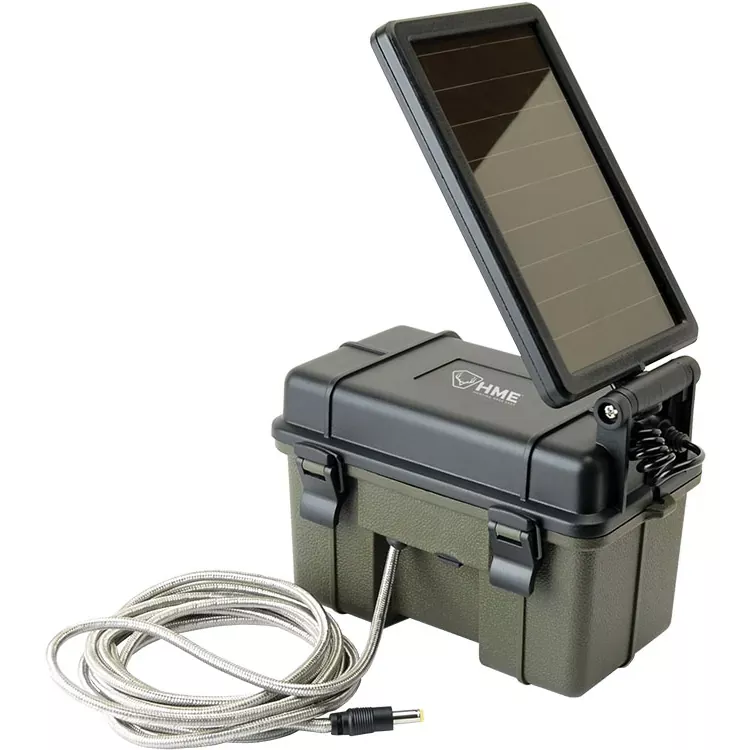 HME Trail Camera 12v Solar Auxiliary Power Pack (HME-12VBBSLR)