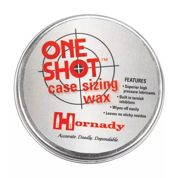HORNADY ONE-SHOT CASE SIZING WAX 2oz 10/CS