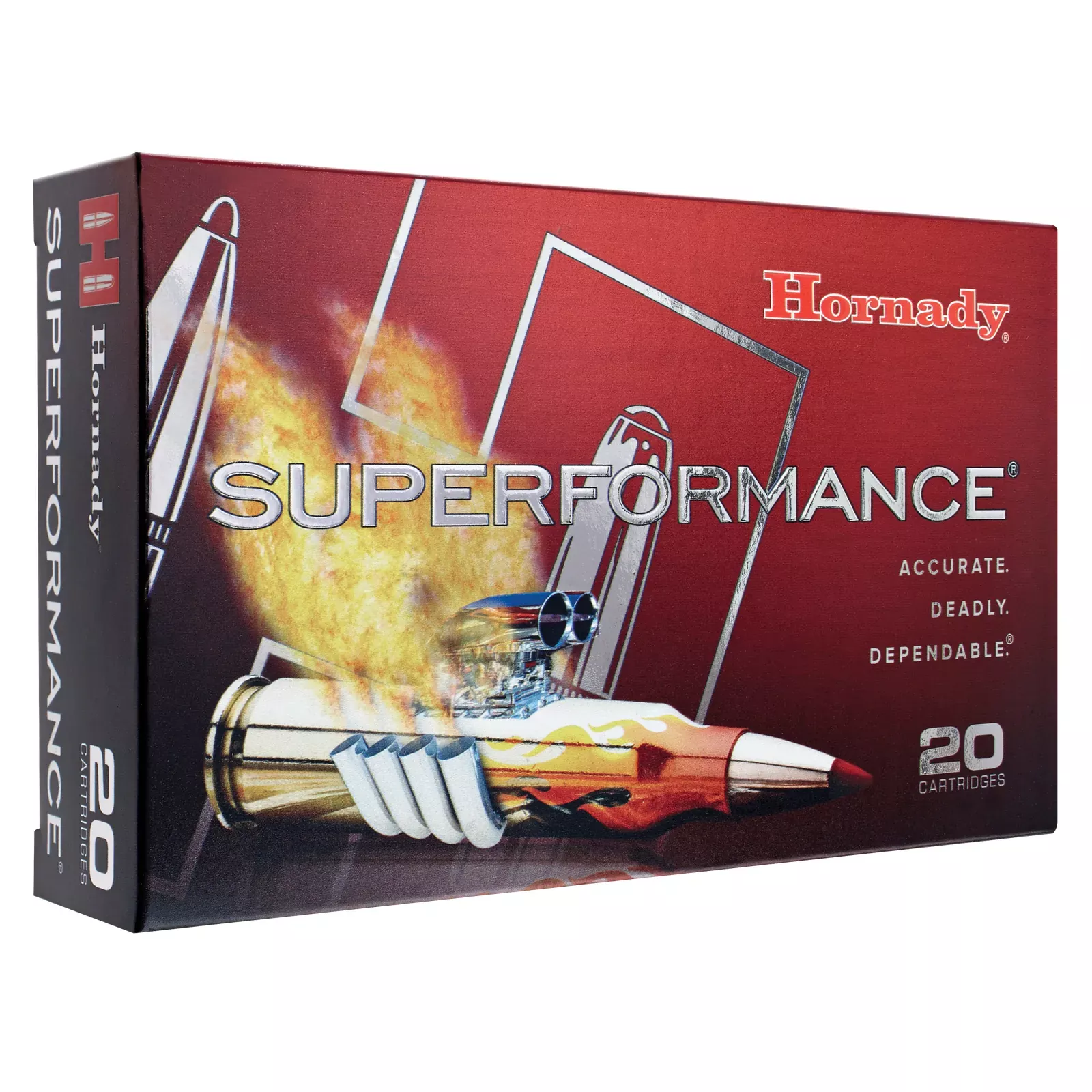 Hornady Superformance Rifle Ammunition 81153, 30-06 Springfield, SST, 165 GR, 2960 fps, 20 Rd/bx
