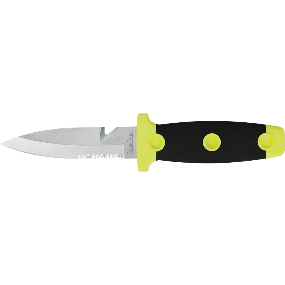 Kershaw Sea Hunter Fixed Blade Dive Knife w/ Combo Blade (1008)