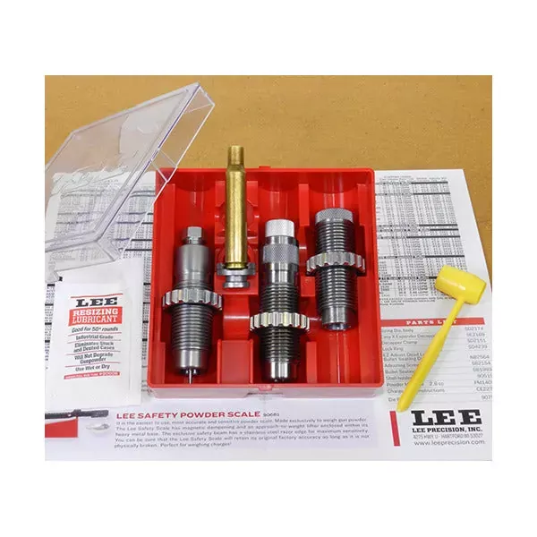 LEE 224 VALKYRIE 3 DIE SET w/ FACTORY CRIMP
