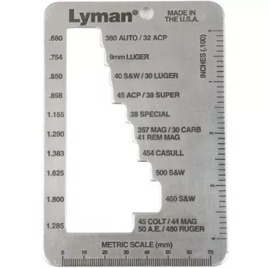 Lyman E-Zee Pistol Case Length Gauge II (7832217)