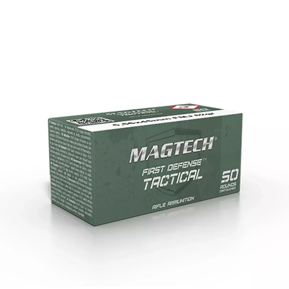 Magtech 5.56x45mm NATO62 grain Full Metal Jacket ammunition