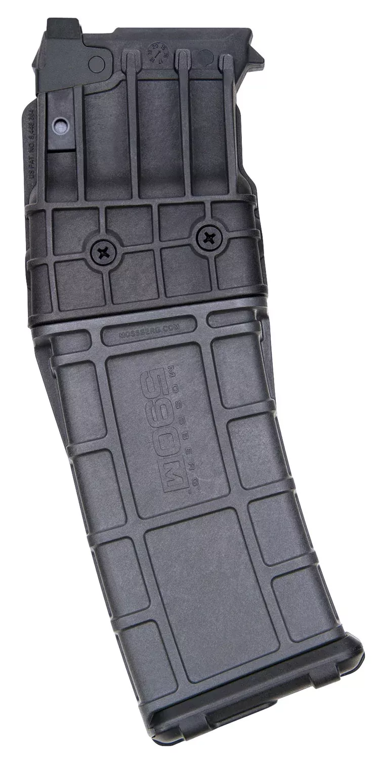 Mossberg 95139 590M Double Stack 12 Gauge 15rd Magazine Black Polymer 2.75" Shells