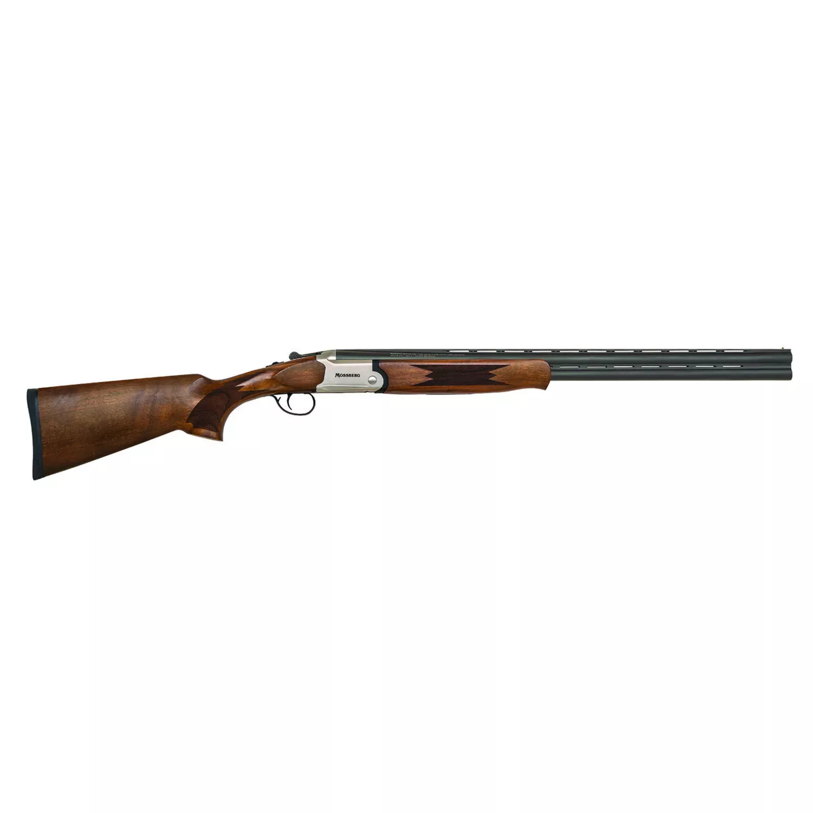 Mossberg Silver Reserve Shotgun 75475, 20 Gauge, 26″, 3″ Chmbr, Fixed Satin Black Walnut Stock, Satin Silver Receiver