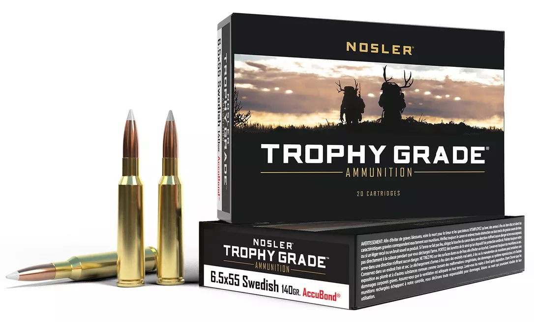 Nosler 6.5×55 Mauser 140gr AccuBond Trophy Grade – 20rd