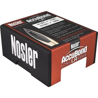 Nosler 7mm Caliber 150 Grain AccuBond Bonded Core 100/Box (58734), Not Loaded