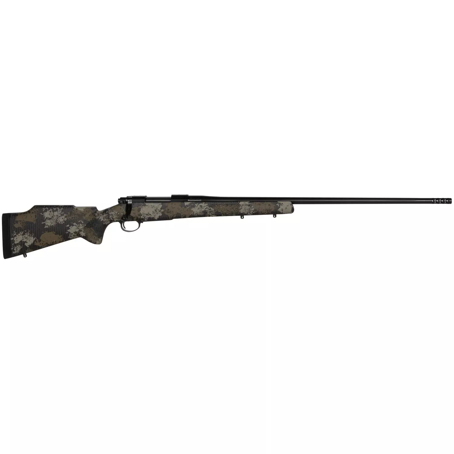 Nosler M48 Long-Range Bolt Action Rifle 41848, 6.5 Creedmoor, 26″, Green/Tan Patterned Stock, Graphite Cerakote Finish, 4 Rds