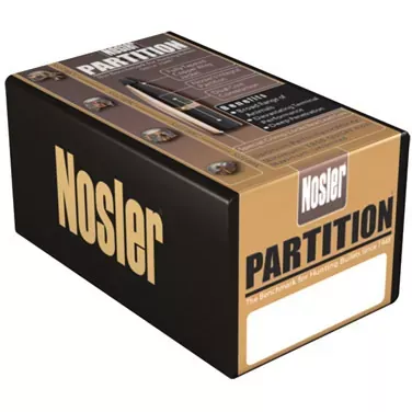 Nosler Partition Spitzer 6.5MM Caliber 125 Grain 50/Box (16320), Not Loaded