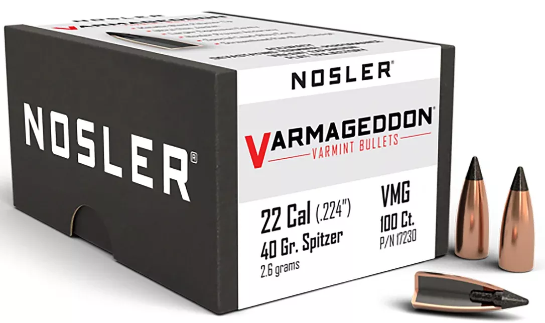 Nosler Varmageddon .224 40gr Tipped 100ct