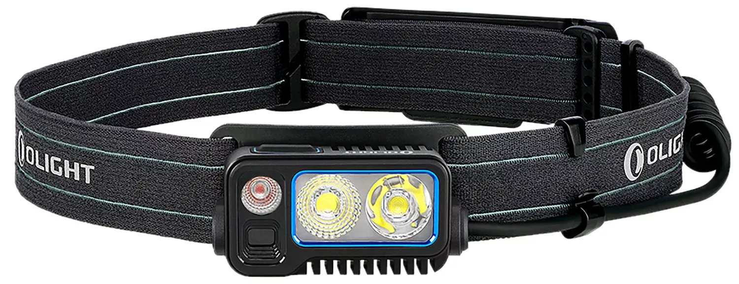 Olight Array 2 Pro Black 1,500 Lumens Rechargeable Headlamp with White and Red LED