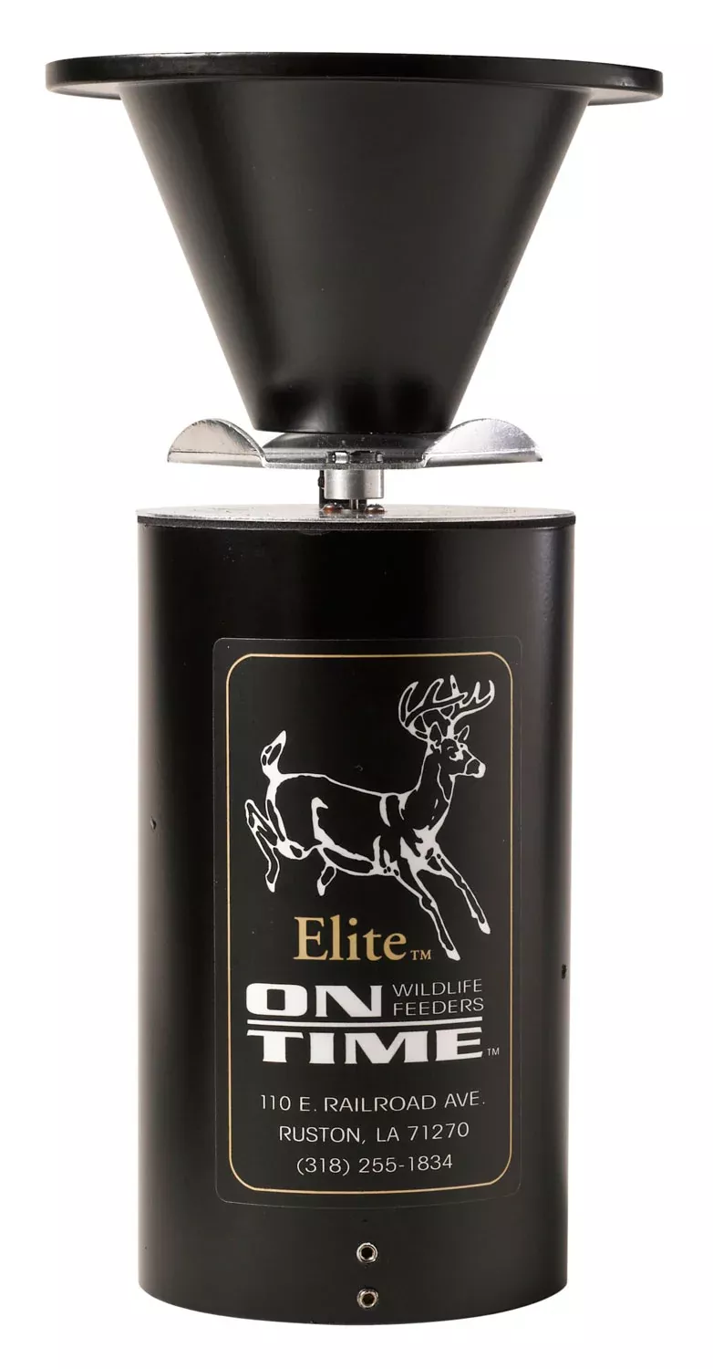 On Time 11113 Elite Lifetime Feeder, LCD Programming, 3-Speed Motor, Waterproof, Black