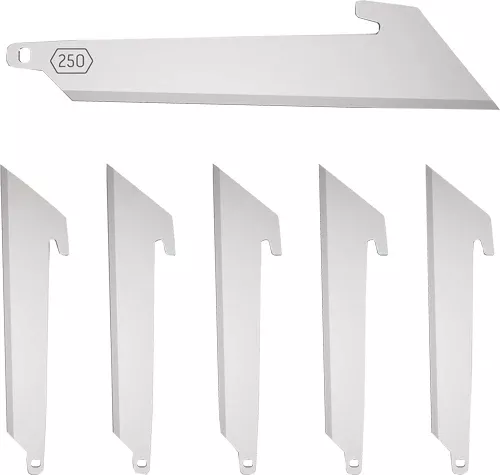 Outdoor Edge Utility 2.5" Stainless Steel Replacement Blades 6-Pack