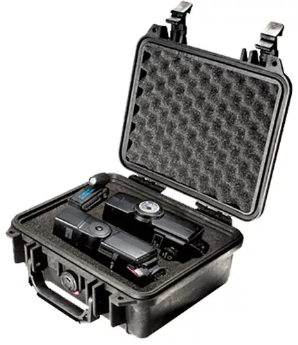 Pelican 1200000110 Protector Hard Case Black Polypropylene Pistol
