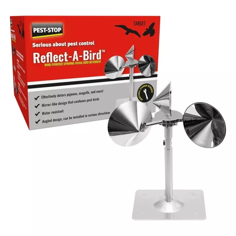 Pest-Stop Reflect-A-Bird – Reflective, Silent and Wind-Powered Spinnin