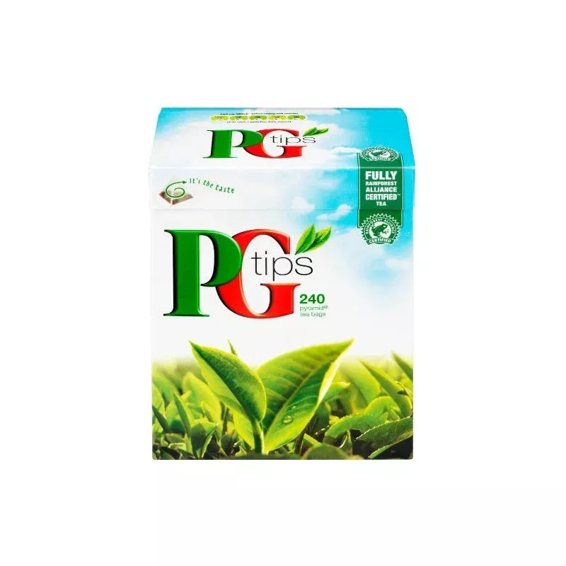 PG Tips 240 Original Pyramid Tea Bags from Great Britain