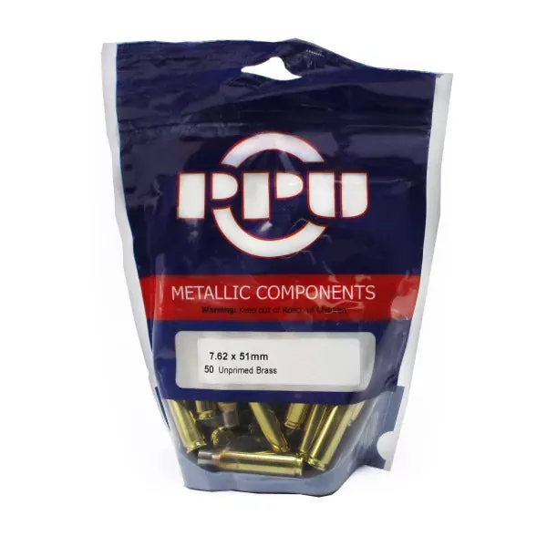 Prvi 7.62x51mm NATO Brass Bag of 50