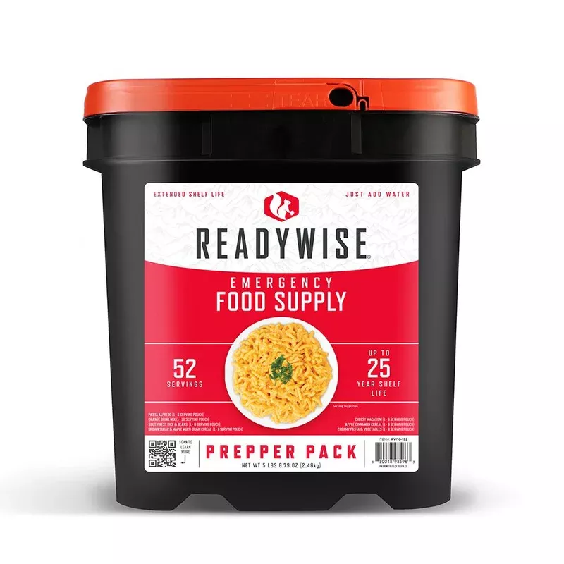 ReadyWise Entree Only Grab & Go Food Kit, 60 Servings