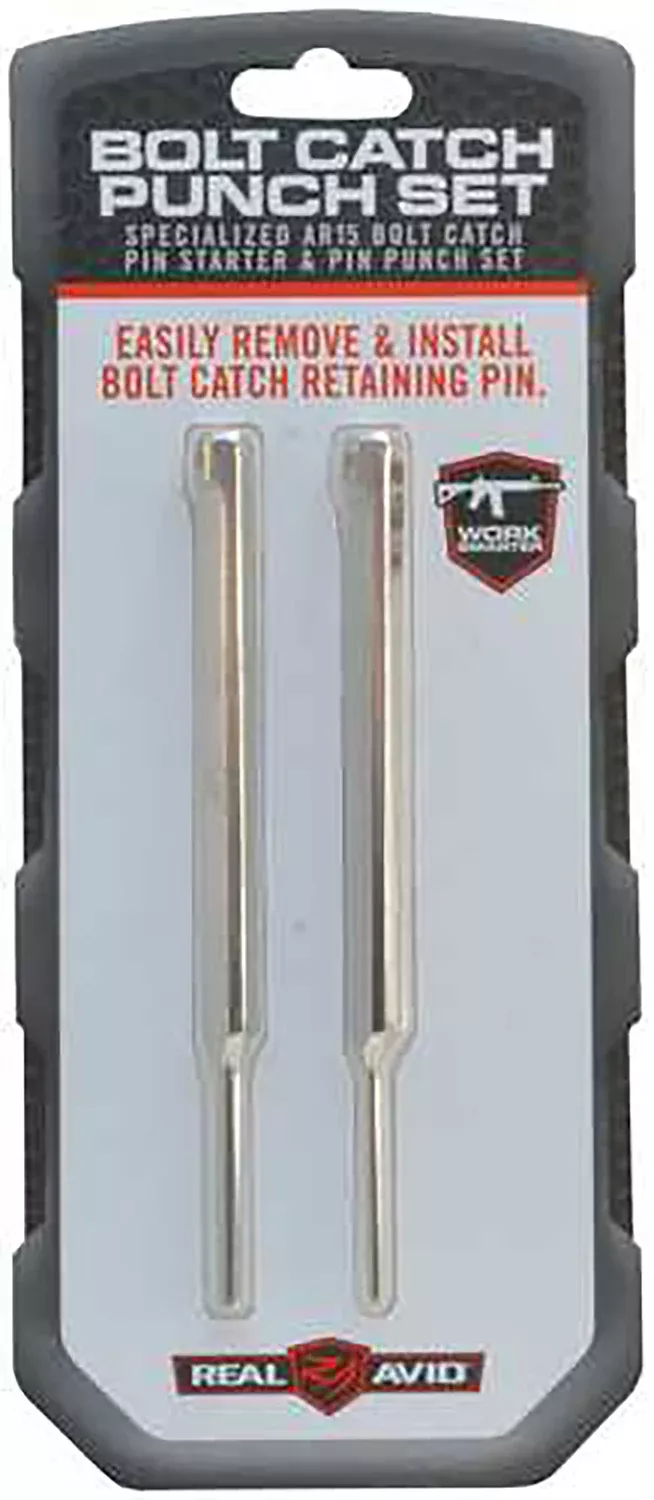 Real Avid Bolt Catch Punch Set AVBCPS Silver 223 Rem/5.56 AR-Platform