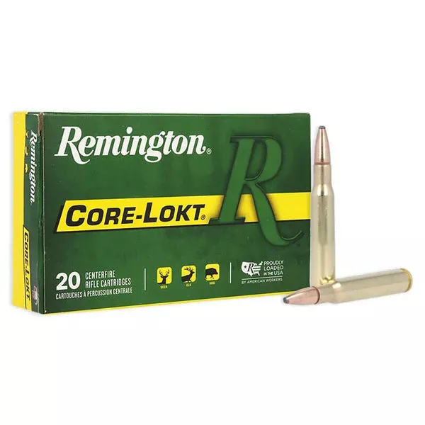 Remington Core-Lokt 30-06 Springfield Ammunition 165 Grain Pointed Soft Point Box of 20