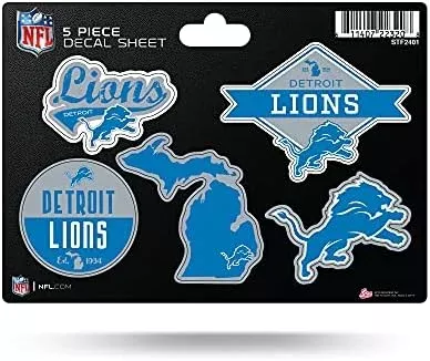 Rico Industries NFL 5-Pc Sticker Sheet