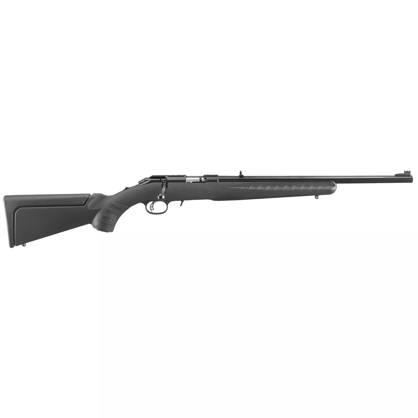 Ruger American Compact Rimfire Rifle 8323, 22 Magnum (WMR), 18 in, Black Composite Stock, Black Finish, 9 Rd