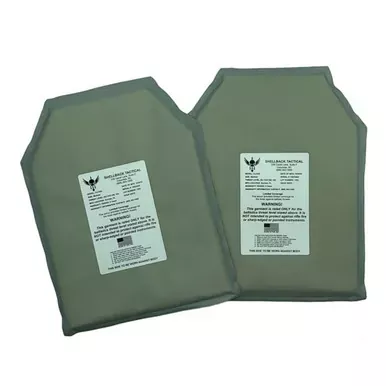 Shellback Tactical Banshee Model CLCIIIA Level IIIA Soft Armor Plate Backer – Set Of 2